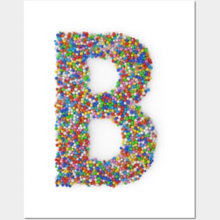 Sweet sprinkles - letter B Posters and Art